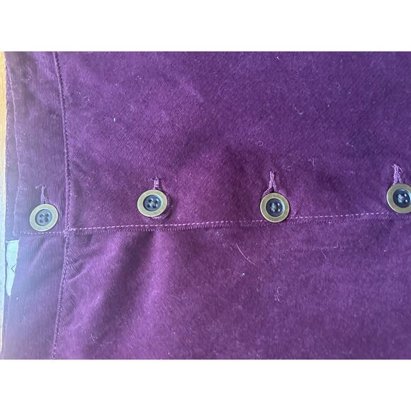 St. John’s Bay Burgundy Corduroy Midi Skirt – Classic Fall Style - Picture 2 of 5